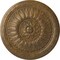 Ekena Millwork Temple Ceiling Medallion (Fits Canopies up to 9 1/4"), Hand-Painted Rubbed Bronze, 24"OD x 1 5/8"P CM24TERZS - alternate 1